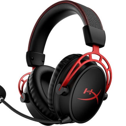 HyperX Cloud Alpha Ασύρματο Over Ear Gaming Headset με σύνδεση USB Black/Red