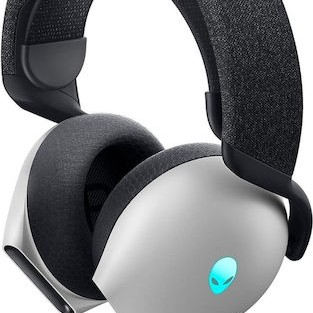 Dell Alienware AW520H Over Ear Gaming Headset με σύνδεση 3.5mm Lunar Light for PC