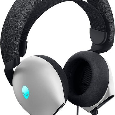 Dell Alienware AW520H Over Ear Gaming Headset με σύνδεση 3.5mm Lunar Light for PC