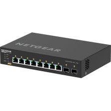 NetGear Managed L2 PoE+ Switch με 8 Θύρες Gigabit (1Gbps) Ethernet και 2 SFP Θύρες