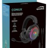 SpeedLink Conux RGB Over Ear Gaming Headset με σύνδεση 2x3.5mm / USB