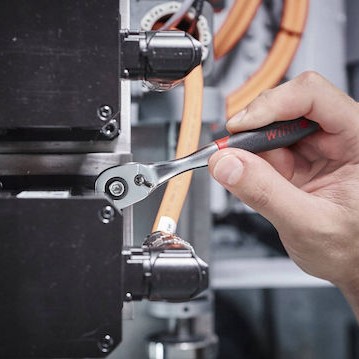 Wiha Wiha Καστάνια Αλλαγής 1/4 Ίντσας Κουμπί Πίεσης Ασφάλεια Σφαίρας