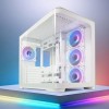 LC-Power Gaming 8001W Pro-Storm Light Midi Tower Κουτί Υπολογιστή με Πλαϊνό Παράθυρο και RGB Φωτισμό Λευκό