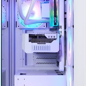 Adata Invader X BTF Midi Tower Κουτί Υπολογιστή με Πλαϊνό Παράθυρο Λευκό