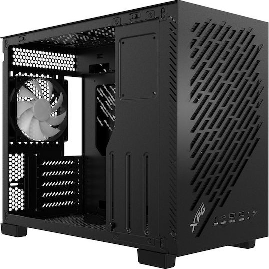 Adata Valor Air Nano Gaming Mini Tower Κουτί Υπολογιστή με ARGB Φωτισμό Μαύρο