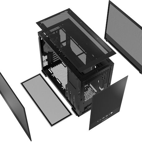 Adata Valor Mesh Nano Gaming Mini Tower Κουτί Υπολογιστή Μαύρο