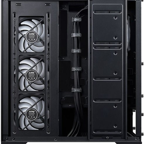 Adata Invader X Midi Tower Κουτί Υπολογιστή με Πλαϊνό Παράθυρο Μαύρο