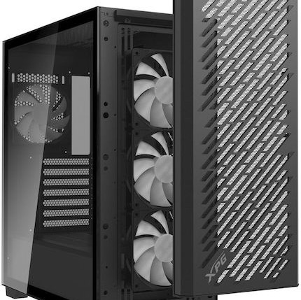 Adata XPG VALOR AIR PRO Midi Tower Κουτί Υπολογιστή με Πλαϊνό Παράθυρο και ARGB Φωτισμό Μαύρο