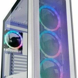 LC-Power Gaming Wanderer X Midi Tower Κουτί Υπολογιστή με Πλαϊνό Παράθυρο και RGB Φωτισμό Λευκό
