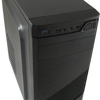 LC-Power 7037B Midi Tower Κουτί Υπολογιστή Μαύρο