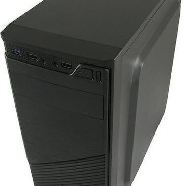 LC-Power 7037B Midi Tower Κουτί Υπολογιστή Μαύρο