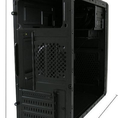 LC-Power 2014MB Micro Tower Κουτί Υπολογιστή Μαύρο