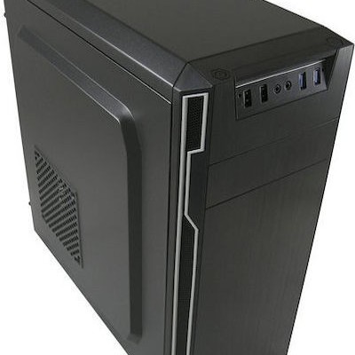 LC-Power 7038B Midi Tower Κουτί Υπολογιστή Μαύρο
