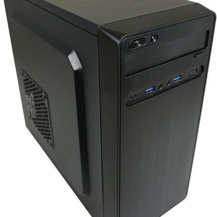 LC-Power 2017MB Micro Tower Κουτί Υπολογιστή Μαύρο