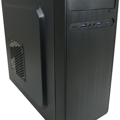 LC-Power 2017MB Micro Tower Κουτί Υπολογιστή Μαύρο