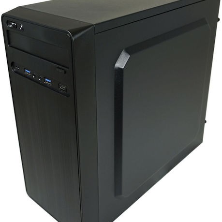 LC-Power 2017MB Micro Tower Κουτί Υπολογιστή Μαύρο