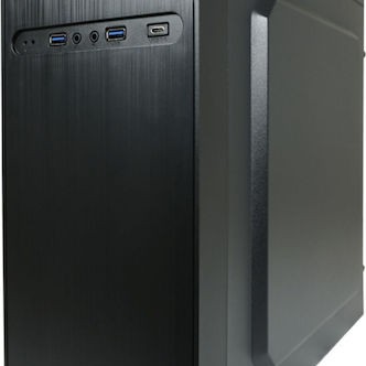 LC-Power 2017MB Micro Tower Κουτί Υπολογιστή Μαύρο