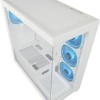 LC-Power Seamless_Pale_X Midi Tower Κουτί Υπολογιστή με Πλαϊνό Παράθυρο και RGB Φωτισμό Λευκό