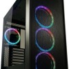 LC-Power Gaming Wanderer X Midi Tower Κουτί Υπολογιστή με Πλαϊνό Παράθυρο και RGB Φωτισμό Μαύρο