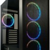 LC-Power Gaming Wanderer X Midi Tower Κουτί Υπολογιστή με Πλαϊνό Παράθυρο και RGB Φωτισμό Μαύρο