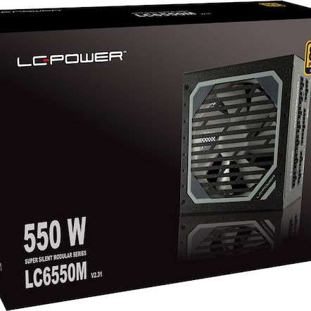 LC-Power LC6550M rev. 2.31 550W Μαύρο Τροφοδοτικό Υπολογιστή Full Modular 80 Plus Gold