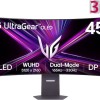 LG UltraGear 45GX950A-B Ultrawide OLED HDR Curved Monitor 44.5