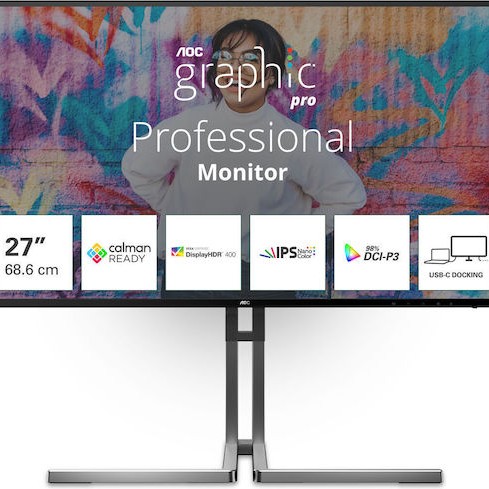 AOC U27U3CV IPS HDR Monitor 27