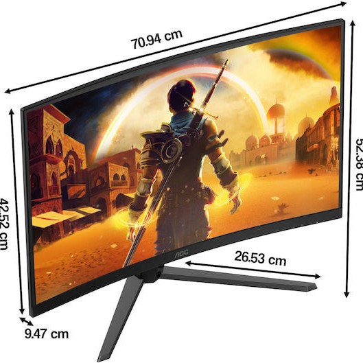 AOC C32G42ZE VA HDR Curved Gaming Monitor 31.5