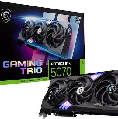 MSI GeForce RTX 5070 12GB GDDR7 Gaming Trio OC Κάρτα Γραφικών
