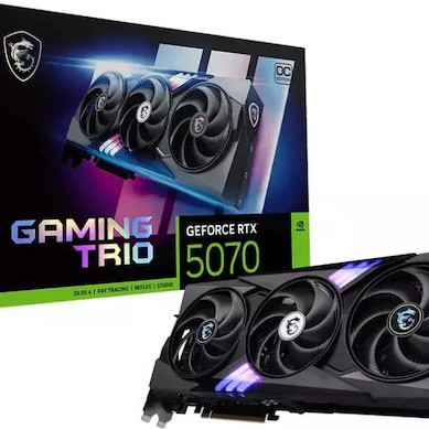 MSI GeForce RTX 5070 12GB GDDR7 Gaming Trio OC Κάρτα Γραφικών