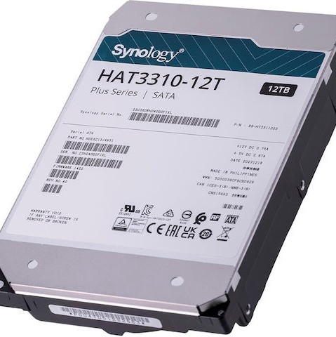 Synology Plus 12TB HDD Σκληρός Δίσκος 3.5