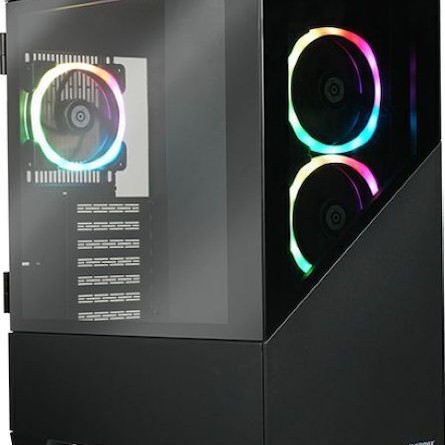 Enermax K8 Gaming Midi Tower Κουτί Υπολογιστή με RGB Φωτισμό Μαύρο
