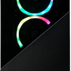 Enermax K8 Gaming Midi Tower Κουτί Υπολογιστή με RGB Φωτισμό Μαύρο