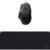 Logitech G502 X Gaming Ποντίκι 25600 DPI & G240 Mouse Pad Μαύρο