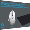 Logitech G502 X Gaming Ποντίκι 25600 DPI & G240 Mouse Pad Λευκό