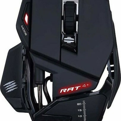 Mad Catz R.A.T. 4+ Gaming Ποντίκι 7200 DPI Μαύρο