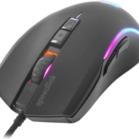 SpeedLink Zavos RGB Gaming Ποντίκι 6400 DPI Μαύρο
