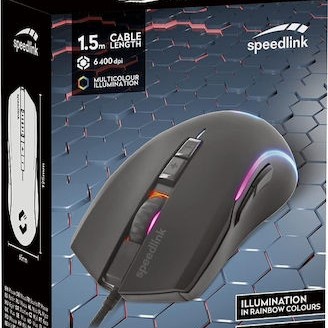 SpeedLink Zavos RGB Gaming Ποντίκι 6400 DPI Μαύρο