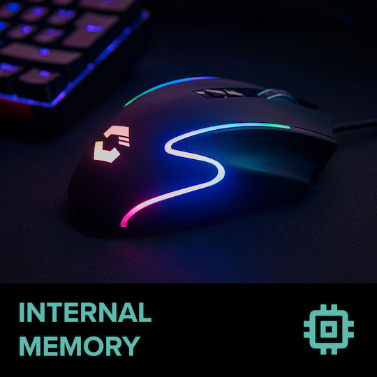 SpeedLink Decus NX RGB Gaming Ποντίκι 12800 DPI Μαύρο