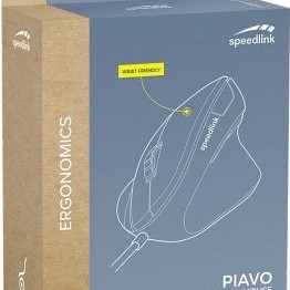 SpeedLink PIAVO Ergonomic Vertical Ενσύρματο Ποντίκι Μαύρο