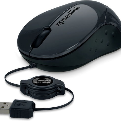 SpeedLink Beenie Ενσύρματο Ποντίκι Μαύρο