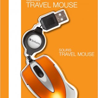 Verbatim Go Mini Ενσύρματο Mini Ποντίκι Πορτοκαλί