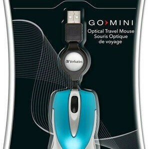 Verbatim Go Mini Ενσύρματο Mini Ποντίκι Caribbean Blue