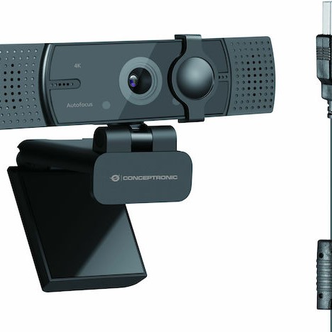 Conceptronic AMDIS08B Web Camera 4K με Autofocus
