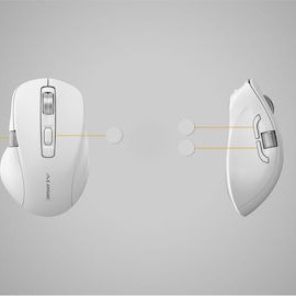 Alogic Apex Ασύρματο Bluetooth Ποντίκι Λευκό