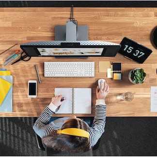 Alogic Apex Ασύρματο Bluetooth Ποντίκι Λευκό