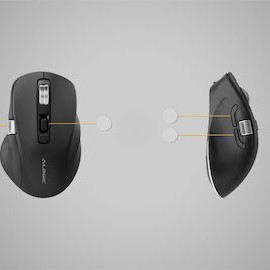 Alogic Apex Ασύρματο Bluetooth Ποντίκι Μαύρο