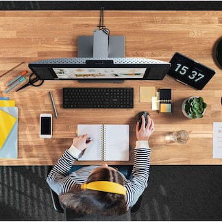 Alogic Apex Ασύρματο Bluetooth Ποντίκι Μαύρο