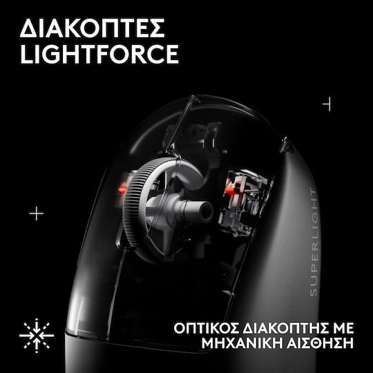 Logitech Pro X Superlight 2 SE Ασύρματο Gaming Ποντίκι 32000 DPI Κόκκινο