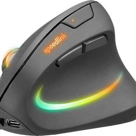 SpeedLink Piavo Pro Ασύρματο Εργονομικό Vertical Ποντίκι Μαύρο